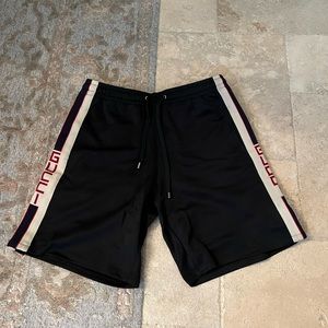 Gucci Black Cotton Shorts